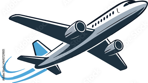 aircraft movement logo silhouette line art illustration stock photos royalty free image premium quality