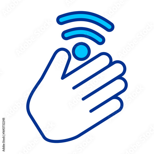 Motion Sensor Simple Icon Vector Illustration Concept