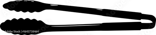 Classic meat tongs for grilling and BBQ cooking tools