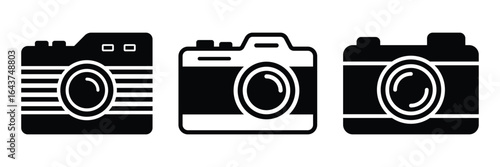 Camera icon set, camera photo icon symbol, camera icon , photo icon vector