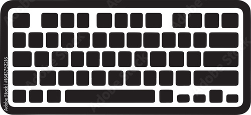 Keyboard icon. Computer keyboard tool