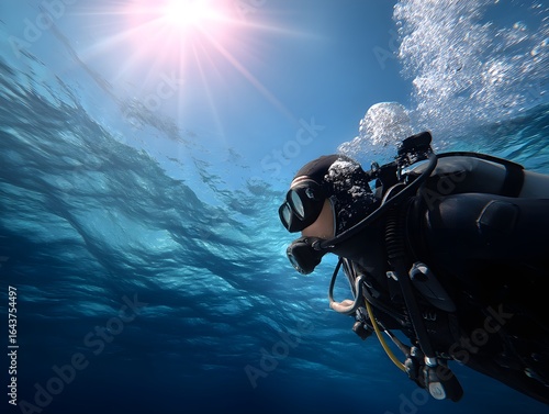 Diving Adventure in the Ocean