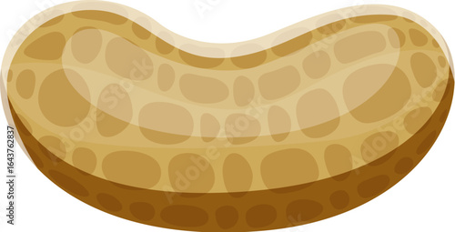 Autumn season font peanut punctuation dash. Thanksgiving typeset special symbol, autumnal vector kids ABC font punctuation mark. Fall season English alphabet type sign or English typeface element