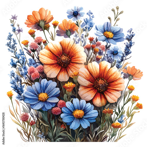 Ethereal Wildflower Meadow Art.