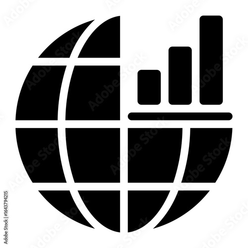 statistics glyph icon
