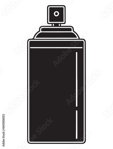 AEROSOL SPRAY CAN SILHOUETTE