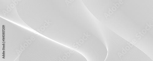 Premium background design with diagonal line pattern in grey colour. Vector white horizontal template for business banner, formal invitation backdrop, luxury voucher, prestigious gift certificate