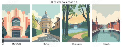 Mansfield, Oxford, Warrington, Slough UK Collection
