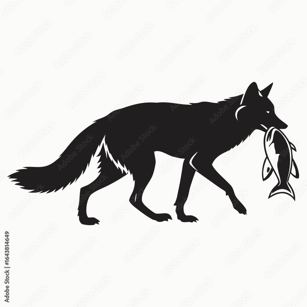 Fototapeta premium vector illustration of a horse