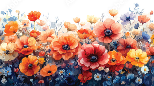 Decorative Summer Flower Arrangement.