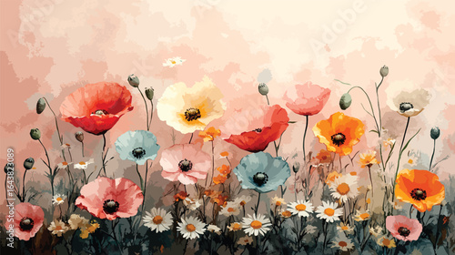 Wildflowers in the Breeze Artwork.