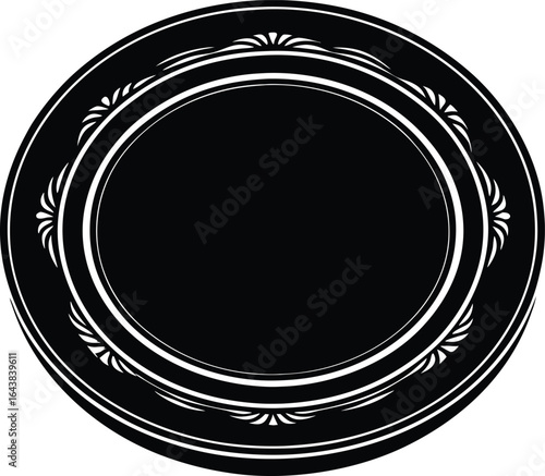 Plate Vector  Dining, Kitchen & Tableware Clipart Set