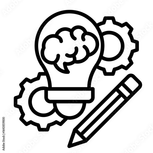 Design Thinking Process  Icon Element For Design