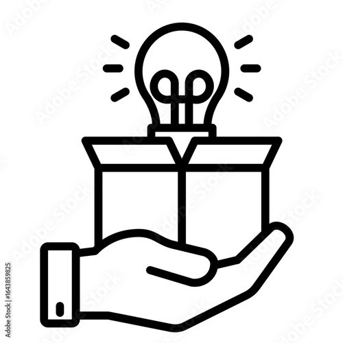 Open Innovation  Icon Element For Design