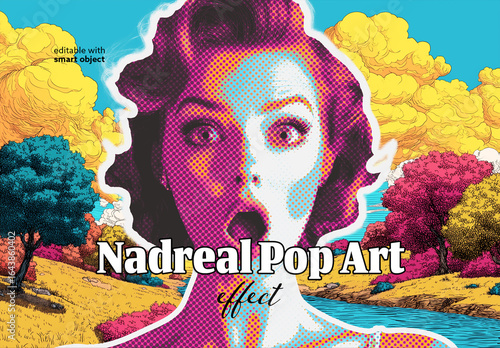 Surreal Pop Art Photo Effect