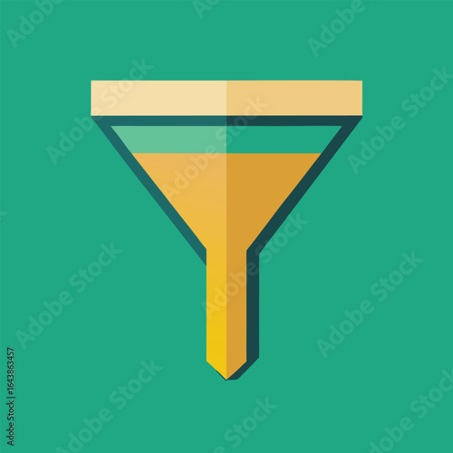 vector funnel filter icon