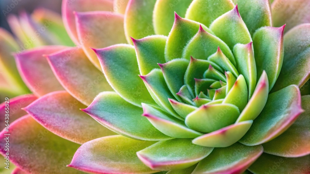 Vibrant Succulent Plant with Pink and Green Gradient Leaves Vibrant Succulent Plant with Pink and Green Gradient Leaves