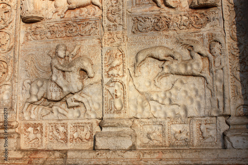 Relief Panels of the Basilica of San Zeno in Verona, Italy – The Hell Ride of Theoderic the Great

