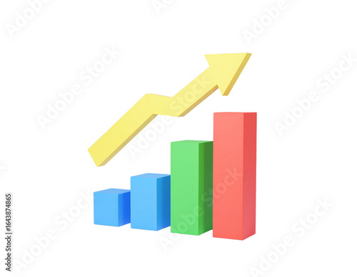 Firefly_3d Money Bag with dollar sign - Firefly_3d minimal data analysis. colorful statistic bar chart with an arrow rising. 3d illus (2) Free Download Firefly_3d Money Bag with dollar sign - Firefly_3d minimal data analysis. colorful statistic bar chart with an arrow rising. 3d illus (2) - GFXLoad