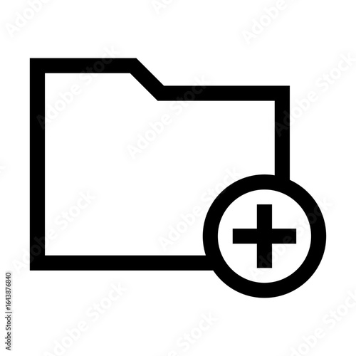 Photos Folder Plus Icon