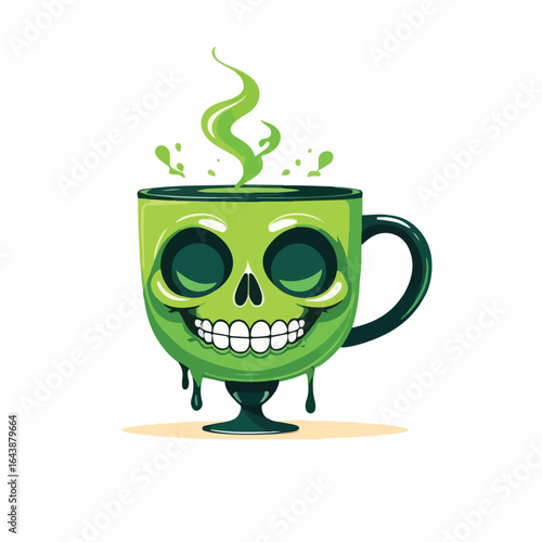 Poison Coffee Cup Vector