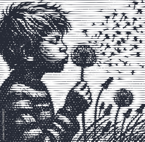 A Child's Joyful Journey with Nature's Whispering Seeds.