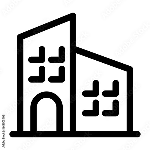 Hotel Building Icon