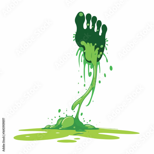 Lost Zombie Foot Vector