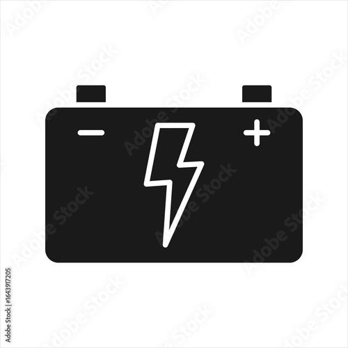 Accumulator Glyph Icon