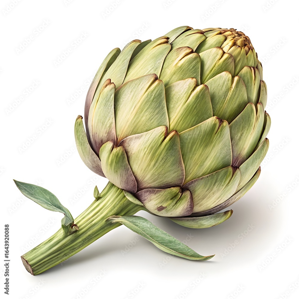 Obraz premium Waldspindel Silver Jerusalem Artichoke Elegant Rare Tuber with Silvery Sheen and Sculpted Organic Knots Isolated on Crisp White Background for Sophisticated Gourmet Food Photography