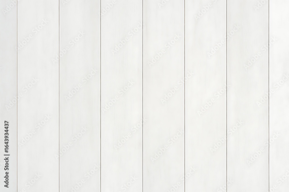 Fototapeta premium Clean white vertical wood paneling with subtle grain texture