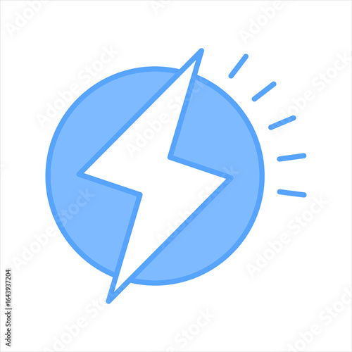 Flash Blue Icon