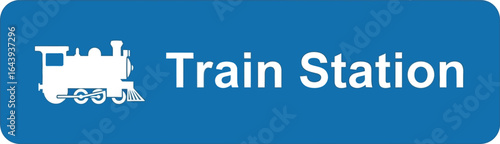 Train Station Icon A Simple Illustration Representing Rail Transportation and Travel Destinations