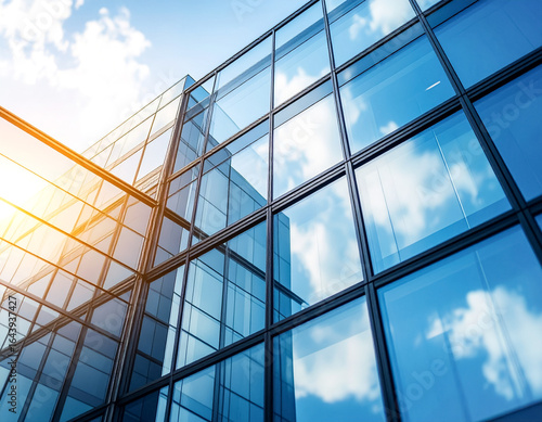 modern glass building