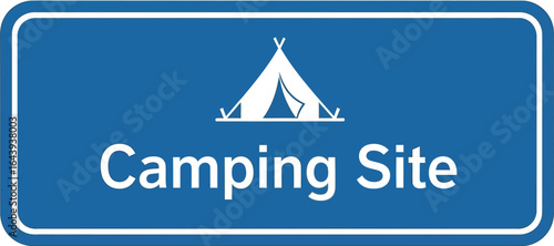 Camping Site Sign A Guide to Outdoor Adventure and Recreational Activities in Nature.