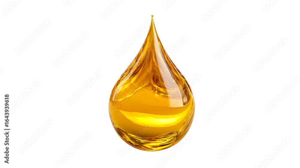 Golden Liquid Droplet Suspended Mid-Air Golden Liquid Droplet Suspended Mid-Air
