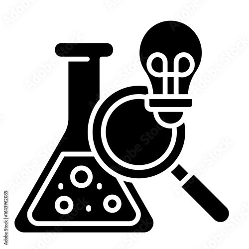 R&D Lab  Icon Element For Design
