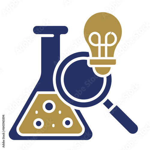 R&D Lab  Icon Element For Design