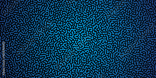 Abstract truing organic wallpaper Turing reaction diffusion monochrome seamless pattern with chaotic motion. Organic lines in Memphis. abstract Turing organic wallpaper background. Vector illustration