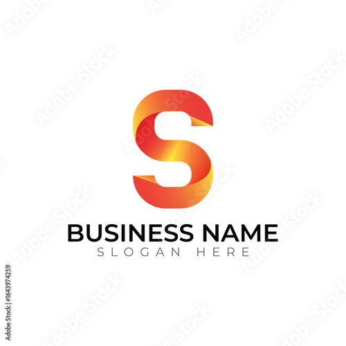 Free Download Stylish Blue Letter S Logo Design for Modern Business Branding - GFXLoad