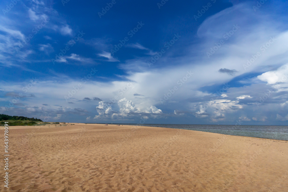 Naklejka premium Beautiful landscape, Gulf of Finland early in the morning.