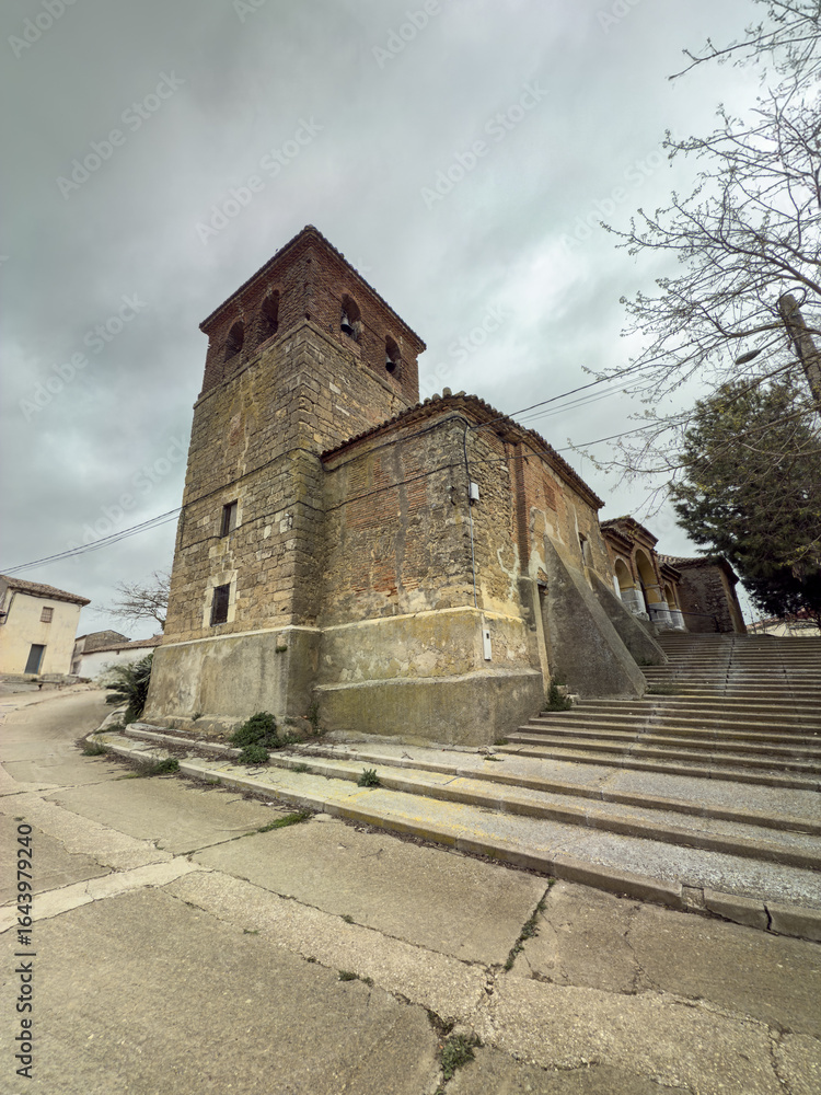 Fototapeta premium Church of Saint Saturninus in Robladillo de Ucieza