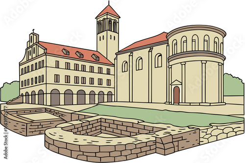 Heerlen, Limburg, the Netherlands – Known for the Thermenmuseum with Roman bathhouse remains.