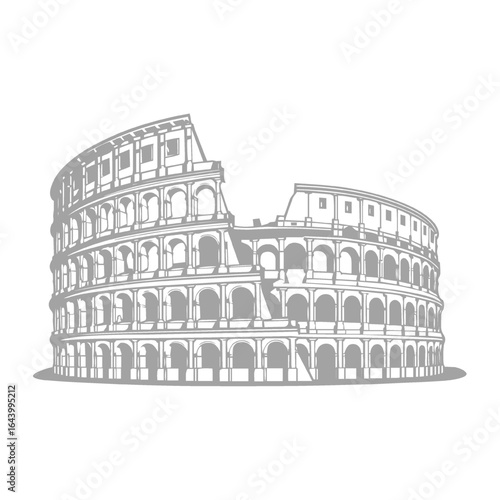 Colosseum Roman Amphitheater Silhouette