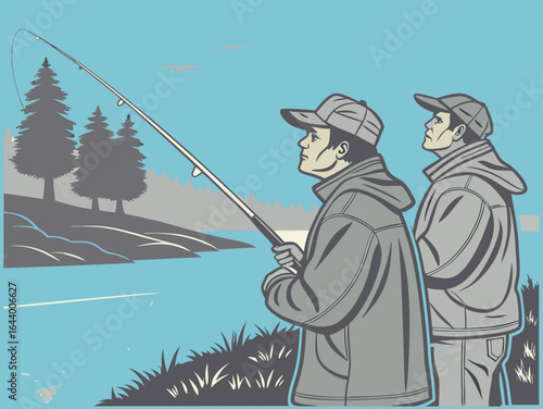 vector illustration of a soldier