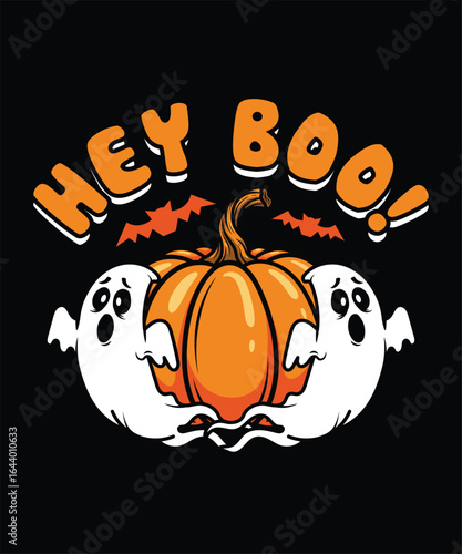Hey Boo Spooky Season Halloween Shirt