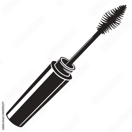 mascara brush vector illustration