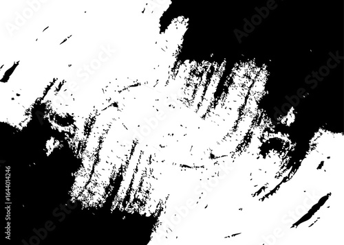 Wallpaper Mural Vector brush strokes grunge isolated on white background black paint splatter on a transparent white background. Torontodigital.ca