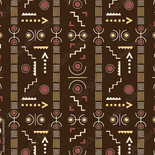 seamless pattern with trees