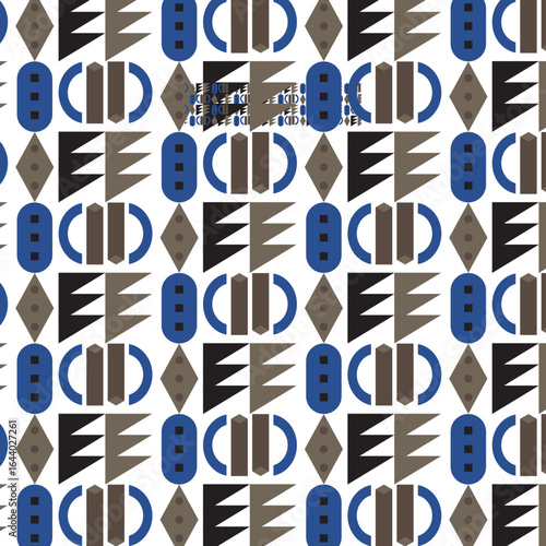 seamless pattern with numbers